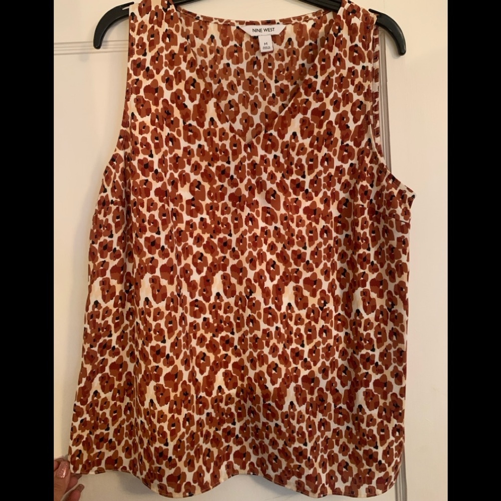 Womens Nine West printed blouse